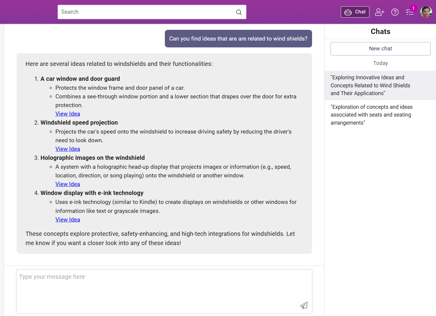 AI chat