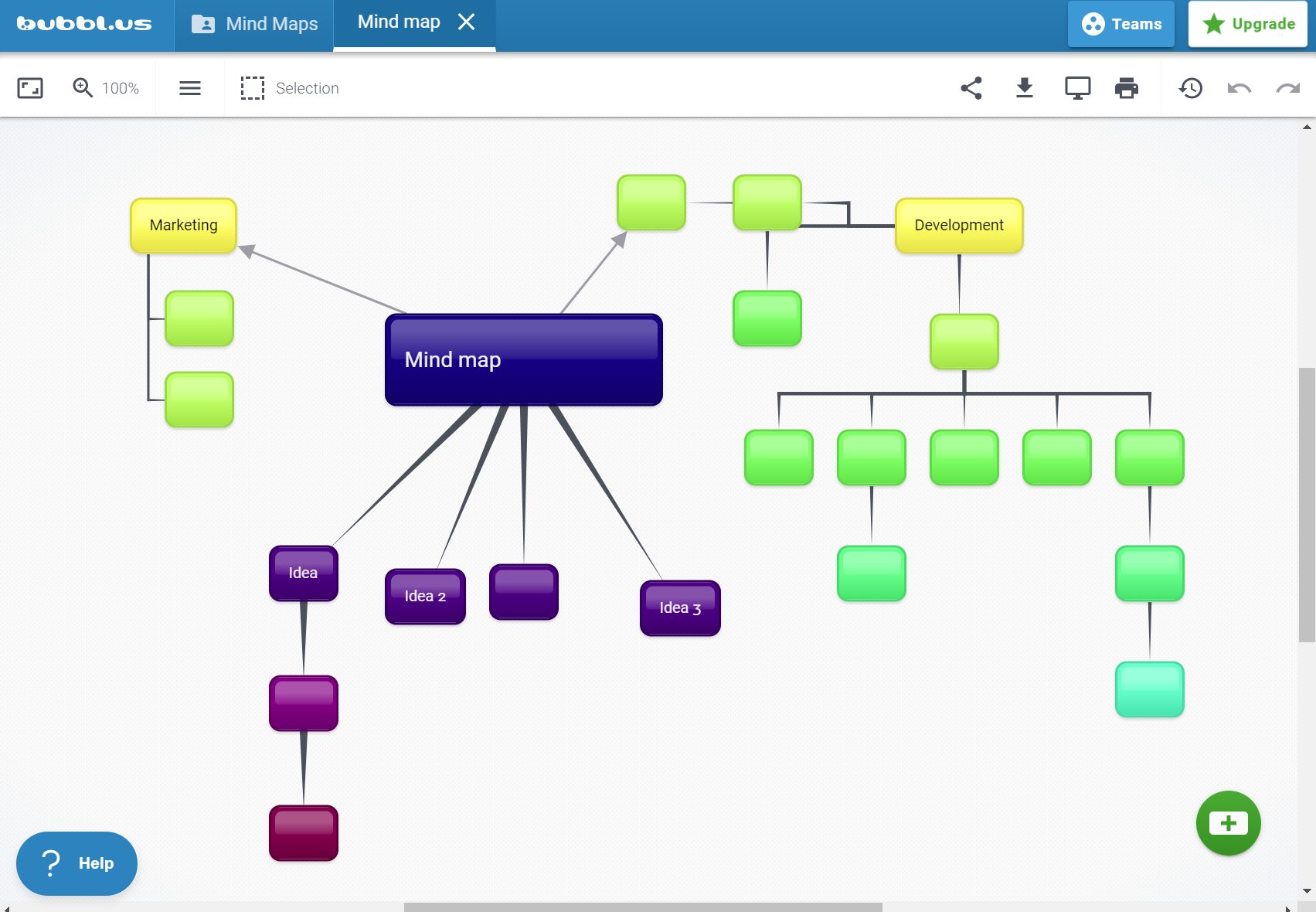 Mind mapping software